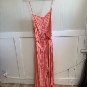Free People Pink Jumpsuit